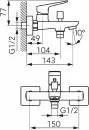 Смеситель Ferro Vitto VerdeLine BVI1VL фото 2