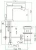 Смеситель Fiore Kube 100 CR 8535 фото 2