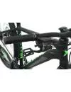 Велосипед Forward Apache 27.5 2.2 disc 2021 (черный матовый/зеленый) фото 3