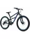 Велосипед Forward Raptor 24 2.0 D 2022 (черный/фиолетовый) фото 2