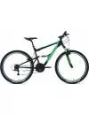 Велосипед Forward Raptor 27.5 1.0 р.16 2021 (черный/голубой) icon