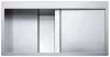 Кухонная мойка Franke Crystal CLV 214 (левая, белое стекло) icon