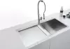 Кухонная мойка Franke Crystal CLV 214 (левая, белое стекло) icon 3