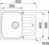 Кухонная мойка Franke Antea AZG 611-62 (серый сланец) icon 2