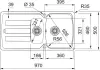 Кухонная мойка Franke Antea AZG 611-97 (матовый черный) icon 2