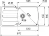 Кухонная мойка Franke Antea AZG 611-97 XL (оникс) icon 2