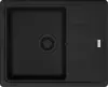 Кухонная мойка Franke Basis BFG 611-62 (матовый черный, черный слив) icon
