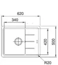 Кухонная мойка Franke Basis BFG 611 C (оникс) icon 2