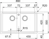 Кухонная мойка Franke Basis BFG 620-34-34 (оникс) icon 2