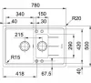 Кухонная мойка Franke Basis BFG 651-78 (бежевый) фото 2