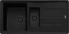 Кухонная мойка Franke Basis BFG 651-97 (матовый черный, черный слив) icon