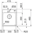 Кухонная мойка Franke BCX 610-42 TL icon 2