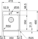 Кухонная мойка Franke Bell BCX 610-42 TL icon 2