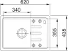 Кухонная мойка Franke Bliss BSG 611-62 (оникс) icon 2