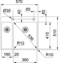 Кухонная мойка Franke Box BXX 260-36-16 TL icon 2