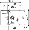 Кухонная мойка Franke Centro CNG 611/211-62 (оникс) icon 2