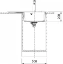 Кухонная мойка Franke Centro CNG 611/211-78 TL (белый, правая) icon 2