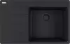 Кухонная мойка Franke Centro CNG 611-78 TL (правая, матовый черный, черный слив) icon