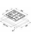 Газовая варочная панель Franke FHTL 604 3G TC XS C icon 3