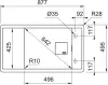 Кухонная мойка Franke Fresno FSG 611-88 (матовый черный, черный слив) фото 2