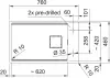 Кухонная мойка Franke Kanon KNG 110-62 (матовый черный, черный слив) фото 3
