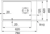 Кухонная мойка Franke Kubus 2 KNG 110-62 (полярный белый) icon 4