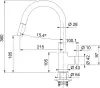Смеситель Franke Lina Pull-Out (миндаль) icon 2