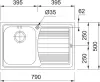 Кухонная мойка Franke Logica LLL 611-79 (левая) icon 5