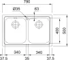 Кухонная мойка Franke Logica LLX 620-79 icon 3