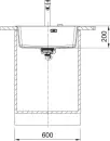 Кухонная мойка Franke Maris MRG 610-54 FTL (матовый черный, черный слив) фото 3