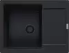 Кухонная мойка Franke Maris MRG 611-62 (матовый черный, черный слив) icon