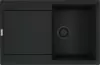 Кухонная мойка Franke Maris MRG 611-78 (матовый черный, черный слив) icon