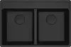 Кухонная мойка Franke Maris MRG 620-35-35 (матовый черный, черный слив) icon