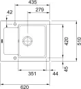 Кухонная мойка Franke Maris MRK 611-62 (полярный белый) icon 2