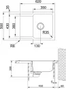 Кухонная мойка Franke Orion OID 611-62 (оникс) icon 2