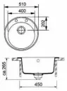 Кухонная мойка Franke Ronda ROG 610-41 (графит) icon 2