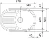 Кухонная мойка Franke Ronda ROG 611-77 (каменный серый) icon 2