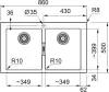 Кухонная мойка Franke Sirius 2.0 S2D 620-35-35 (полярный белый) icon 2