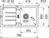 Кухонная мойка Franke Strada SAG 614-78 (оникс) icon 2
