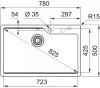 Кухонная мойка Franke Urban UBG 610-78 (оникс) icon 2