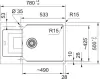 Кухонная мойка Franke Urban UBG 611-78 XL (матовый черный, черный слив) icon 3