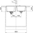 Кухонная мойка Franke Urban UBG 620-36-33 (бежевый) icon 3