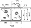 Кухонная мойка Franke Urban UBG 620-78 (серый) icon 2