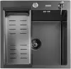 Кухонная мойка Futur FK 4848 ECO (Black Nano) Embossing icon