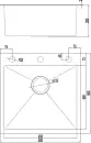 Кухонная мойка Futur FK 5050 Eco Embossing Pop-up Board plus (Satin) icon 7