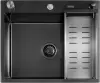 Кухонная мойка Futur FK 5050 Eco Embossing Pop-up Mixer plus (Black Nano) icon