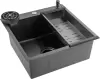 Кухонная мойка Futur FK 5050 Eco Embossing Pop-up Rinzer plus (Black Nano) icon 2
