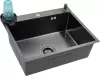 Кухонная мойка Futur FK 5050 Eco Embossing Pop-up Rinzer plus (Black Nano) icon 4