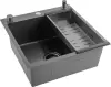 Кухонная мойка Futur FK 5050 Eco Embossing Pop-up Roll plus (Black Nano) icon 4