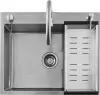 Кухонная мойка Futur FK 5550 Eco Embossing Pop-up Mixer plus (Satin) icon